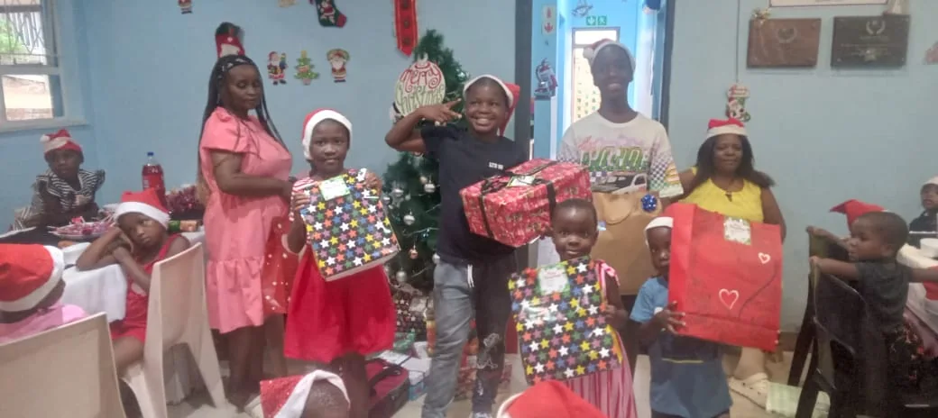 Christmas celebration at St Thomas Home