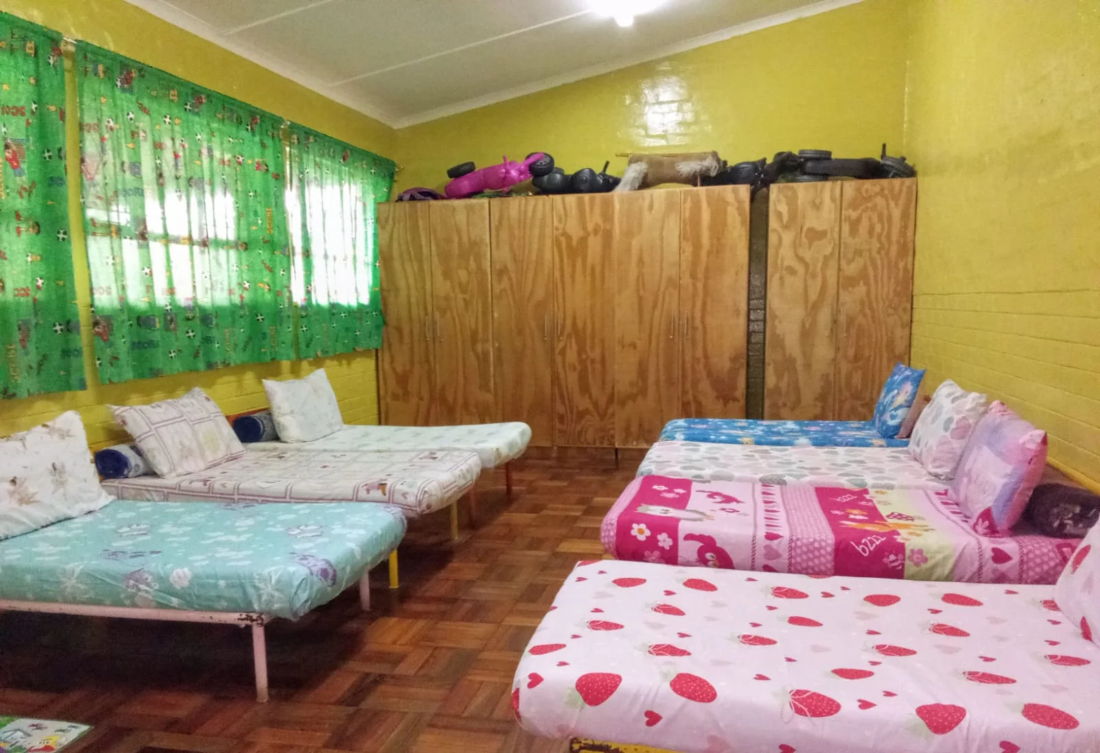 Children's bedroom at St Thomas Home